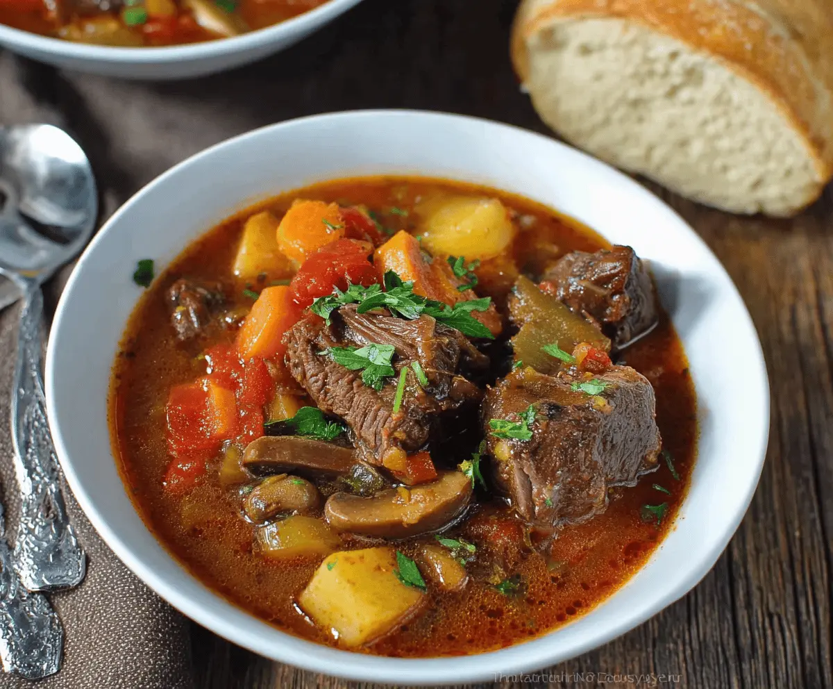 Easy Slow Cooker Italian Beef Stew: The Ultimate Comfort Meal